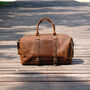 Genuine Leather Holdall With Straps Detail, thumbnail 8 of 12