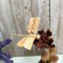 Dragonfly And Toadstool Mushroom Driftwood Statue Ornament Woodland Gift, thumbnail 5 of 8
