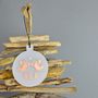 Personalised Lobster Christmas Tree Bauble Decoration, thumbnail 1 of 8