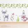 Woodlands Animals Stencils Pack, thumbnail 2 of 5