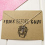 'Fries Before Guys' Anti Valentines Day Necklace, thumbnail 4 of 6