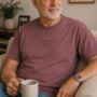 Vintage Style Embroidered Grandad T Shirt, thumbnail 3 of 9