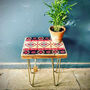 Kilim Pattern Ethnic Style Side Table, thumbnail 2 of 6