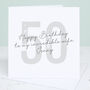 Wife 50th Birthday Card, thumbnail 4 of 6