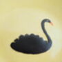 Handmade Ceramic Black Swan Pastel Plate, thumbnail 7 of 7