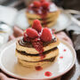 Chocolate And Raspberry Heart Pancake Baking Kit, thumbnail 1 of 6