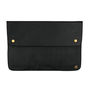 Personalised Black Leather Oslo Macbook Sleeve/Case, thumbnail 2 of 8