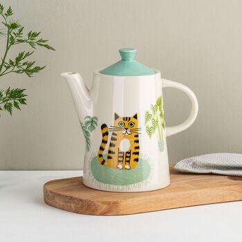 Handmade Ceramic Cat Teapot, 3 of 4