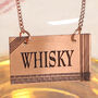 Personalised Luxury Whisky Decanter And Tag, thumbnail 6 of 6