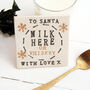 Santa's Milk Ceramic Coaster, thumbnail 1 of 3
