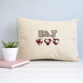 Personalised Couples Initials Cushion Gift, 8 of 12