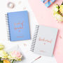 Personalised Script Maid Of Honour Notebook, thumbnail 3 of 10