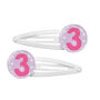 3rd Birthday Hair Clips Gift Set, thumbnail 2 of 2