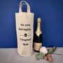 First Night In New Home Cotton Bottle Bag, thumbnail 1 of 4