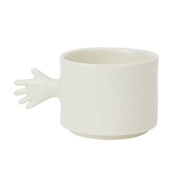 Handmade Rock Paper Scissors Ceramic Cup Set, 6 of 9