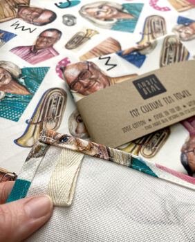 Harold And Madge 90s Tea Towel, 4 of 9