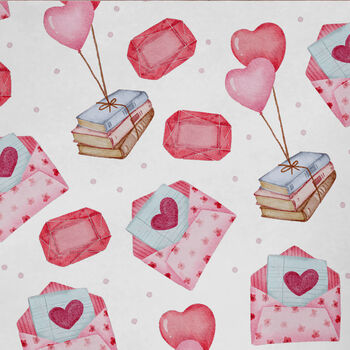 Valentines Love Letter Wrapping Paper Roll Or Folded, 2 of 2