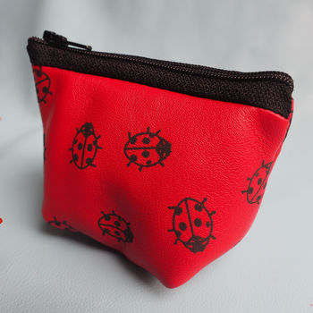 Small Ladybird Leather Coin Purse, 7 of 8