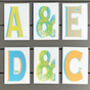 Contemporary A To Z Greeting Card, thumbnail 3 of 4