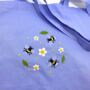 Bumble Bee Embroidery Tote Bag Craft Kit, thumbnail 10 of 12