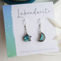 Labradorite Moon And Star Earrings, thumbnail 2 of 9