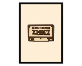 Taylor Swift Fearless Inspired Cassette Print, 4 of 5