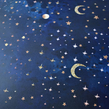 Star And Moon Wrapping Paper, 2 of 5
