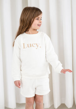Personalised Name Embroidered Short Tracksuit, 2 of 10