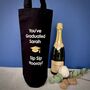 Personalised You've Graduated Cotton Bottle Bag, thumbnail 1 of 3