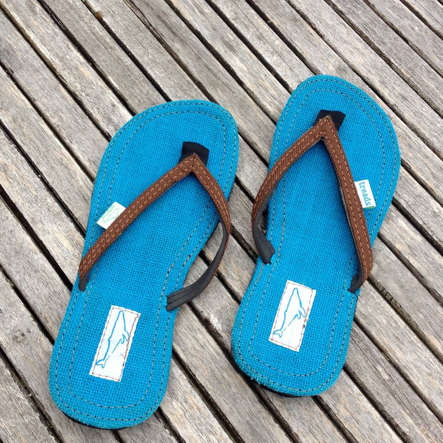 Hemp Flip Flops For Women By Whale Bags Ltd. | notonthehighstreet.com