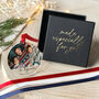 Personalised Family Christmas Photo Ornament 2025, thumbnail 4 of 8
