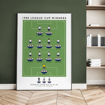 Luton Town 1988 League Cup Poster, 4 of 8