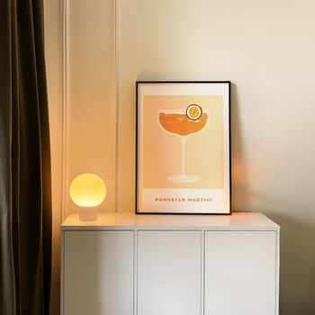 Pornstar Martini Print, Cocktail Print, 3 of 9