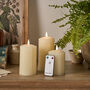 Tru Glow® LED Pillar Candle Trio With Remote Control, thumbnail 1 of 8