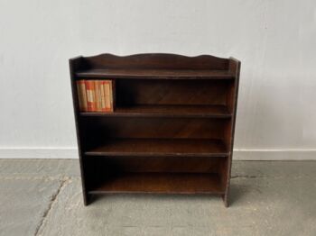 Antique Vintage Free Standing Oak Book Shelves, 4 of 12