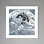 'Orcas' Print, thumbnail 1 of 3