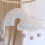 Natural Cloud And Rainbow Baby Mobile, thumbnail 8 of 8