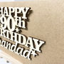 Personalised 90th Birthday Card Keepsake, thumbnail 7 of 10