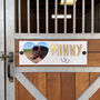 Personalised Horse Photo Stable Name Acrylic Door Sign, thumbnail 1 of 7