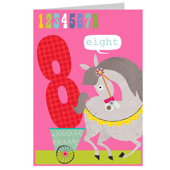 Horse 8th Birthday Card, 2 of 5