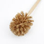 Sustainable Wood Toilet Brush With Plant Bristles, thumbnail 6 of 7