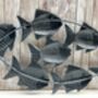 Tropical Fish Metal Wall Sculpture 70cm Coastal Décor, thumbnail 10 of 12