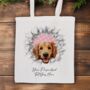 Personalised Christmas Golden Retriever Break Through, thumbnail 7 of 10