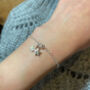 Silver Zodiac Sign Initial Star Birthday Bracelet, thumbnail 5 of 11