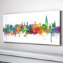 Isle Of Wight Skyline Cityscape Art Print, thumbnail 1 of 7