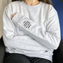 Be Kind Mental Health Awareness Pin Badge Sweatshirt, thumbnail 3 of 10