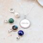 Personalised Emerald Sterling Silver Necklace, thumbnail 5 of 7