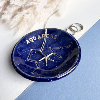 Blue Zodiac Constellation Star Sign Coaster, 8 of 9