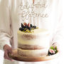 Script Couple's Names Wedding Cake Topper, thumbnail 1 of 9