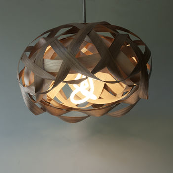 Bird's Nest Knot Wooden Lampshade, 6 of 9